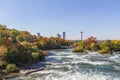 Niagara Falls in autumn, USA Royalty Free Stock Photo