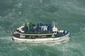 Maid of The Mist Tour Boat with Passengers onboard. May 21,2007 in Niagara Falls, ON, Canada Royalty Free Stock Photo