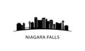 Niagara Falls city skyline.