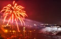 Niagara Falls Fireworks Royalty Free Stock Photo