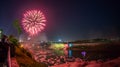 Niagara Falls Fireworks Royalty Free Stock Photo