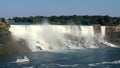 Niagara Falls Hornblower Tour Boat under Horseshoe Waterfall Rainbow