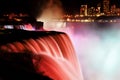 Niagara Falls at night Royalty Free Stock Photo