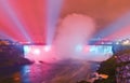 Niagara Falls at night Royalty Free Stock Photo