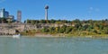 Skylon Tower, and Maid of the Mist boat tour Royalty Free Stock Photo
