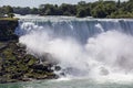 Turbulent Niagara Waterfall in Summer