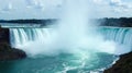 Niagara Falls Ontario Thundering Waterfalls Straddling the US-Canada Border Royalty Free Stock Photo