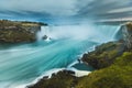 Niagara Falls panoramic view, long exposure Royalty Free Stock Photo