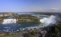 Niagara Falls, panoramic view Royalty Free Stock Photo