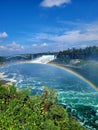 Niagara Falls Rainbow Royalty Free Stock Photo