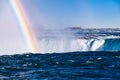 Niagara Falls with Rainbow Royalty Free Stock Photo