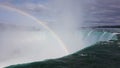 Niagara Falls - Rainbow in the Horseshoe Falls spray Royalty Free Stock Photo