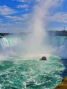 Niagara falls river Canada Ontario water boat awesome sunny day