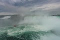 Niagara Falls in stormy weather