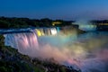 Niagara falls in the summer during beautiful evening Royalty Free Stock Photo