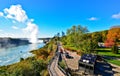 Niagara Falls in a sunny day in autumn in Canada Royalty Free Stock Photo