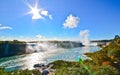 Niagara Falls in a sunny day in autumn