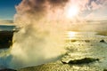 Niagara Falls at sunrise Royalty Free Stock Photo