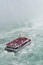 Niagara Falls tourism boat Royalty Free Stock Photo