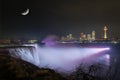 Niagara Falls Under The Moon