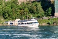 Boat Maid of the Mist in the Niagara River. Niagara Falls. USA Royalty Free Stock Photo