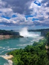Niagara Falls view from Canada Royalty Free Stock Photo