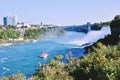 Niagara Falls with view of Canada side Royalty Free Stock Photo