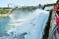 Niagara Falls with view of Canada side Royalty Free Stock Photo