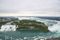 Niagara Falls in Canada border