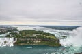 Niagara Falls in Canada border