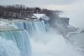 Niagara falls in winter Royalty Free Stock Photo