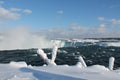 Niagara Falls in the winter Royalty Free Stock Photo