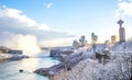 Niagara Falls in winter,Canada Royalty Free Stock Photo