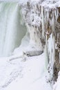 Niagara Falls, ice and snow, winter 2 Royalty Free Stock Photo