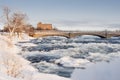 Niagara Falls in winter,USA Royalty Free Stock Photo