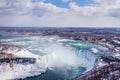 Niagara Falls during Winter Royalty Free Stock Photo