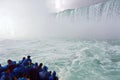 Niagara Horseshoe Falls and the Maid of the Mist Royalty Free Stock Photo