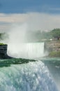 Niagara Horseshoe Falls and Maid of the Mist Royalty Free Stock Photo