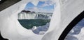 Niagara through an ice hole, Canada