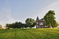 View of the restaurant in a historic Victorian mansion features a great outdoor patio with breathtaking views of the Niagara Escar