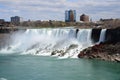 The Niagara River and falls Royalty Free Stock Photo