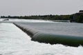 Niagara River and Horseshoe Falls between USA and Canada Royalty Free Stock Photo