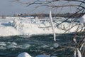 Niagara River in the winter