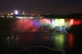 Niagara's American Falls at Night-time