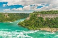 Niagara Whirlpool of Niagara river, Ontario, Canada Royalty Free Stock Photo