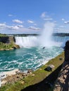 Niagra Falls Canadian side boat