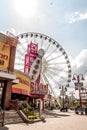 NIAGRA, ONTARIO Canada 06.09.2017 Streets of Niagra falls city entertainment zone Royalty Free Stock Photo