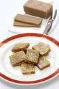 Nian gao, chinese new year rice cake Royalty Free Stock Photo