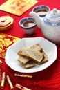 Nian gao, chinese new year rice cake Royalty Free Stock Photo