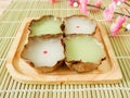 Nian gao or Chinese New Year`s cake rice cake